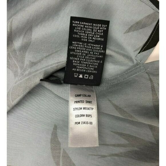 Hudson Mens XL Camp Collar Printed Short Sleeve Button Front Hawaiian Shirt - Picture 6 of 8